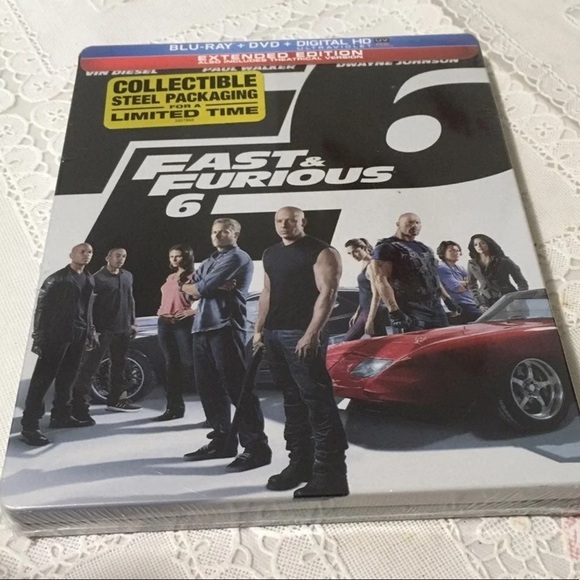 🆕 NIP Fast  Furious 6 (Blu-ray/DVD, 2013, 2-Disc Set, Includes Digital Copy... - Picture 2 of 3